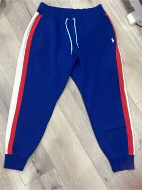 Polo Ralph Lauren Men’s Blue Colorblock Jogger Sweatpants Small